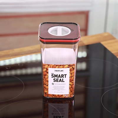 Hộp vuông Tritan Smart Seal 2.1l