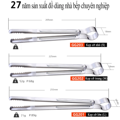 Kẹp cá sấu cỡ trung GGOMI GG202