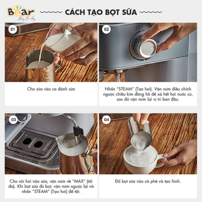 Máy pha cà phê Bear KFJ-A15L1 (CF-B15V1)