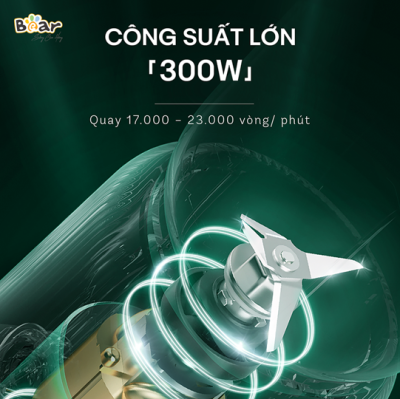Máy xay 3 in 1 đa năng Bear BL-B10V2 - Hàng quốc tế