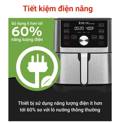 Nồi chiên không dầu Instant Vortex Plus 6in1,5,7l 