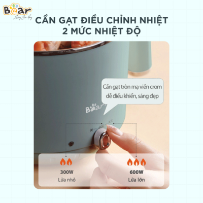 Nồi điện đa năng-ca nấu mỳ Bear DRG-D12M5