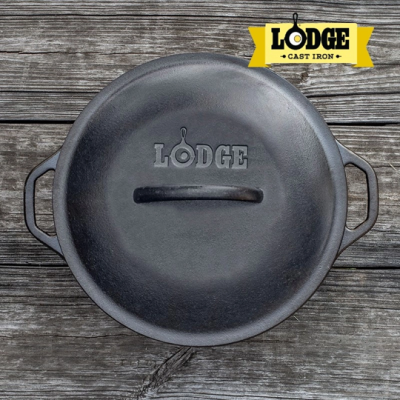 Nồi gang Lodge - L8DOL3 25.7cm, dung tích 4.73 lít