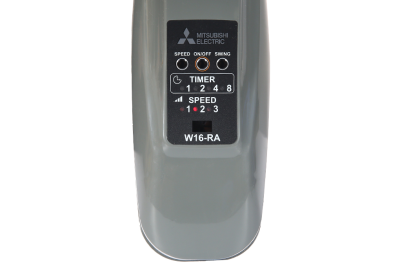 Quạt treo tường Mitsubishi Electric 3 cánh W16-RA CY-GY 47W